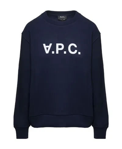 APC A.P.C. LOGO PRINTED CREWNECK SWEATER