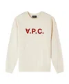 Apc V.p.c. Logo-print Cotton Sweatshirt In White