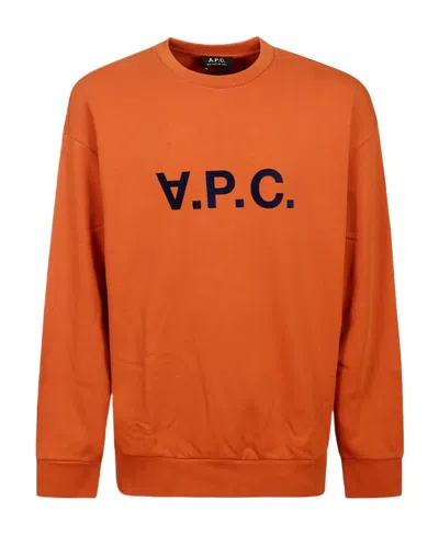 APC A.P.C. LOGO PRINTED CREWNECK SWEATSHIRT