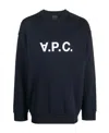 Apc V.p.c. Logo-print Organic-cotton T-shirt In Black