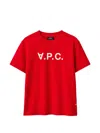 A.p.c. V.p.c. Logo T-shirt In Red