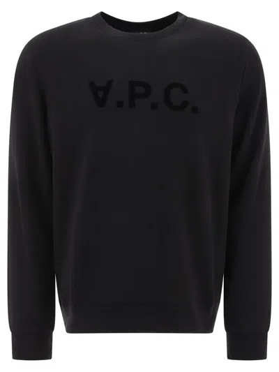 Apc A.p.c. "vpc" Sweatshirt In Black