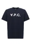 A.p.c. A. P.c. T-shirt Men Color Blue In Blue