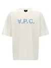 Apc White Oversized T-shirt With Vpc Print
