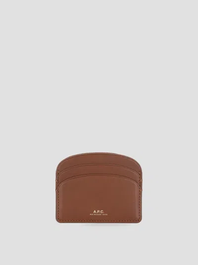 Apc Wallet A. P.c. Woman Color Brown