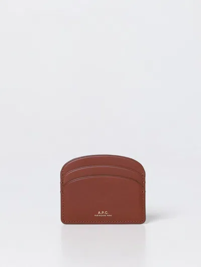 Apc Wallet A. P.c. Woman Color Hazel