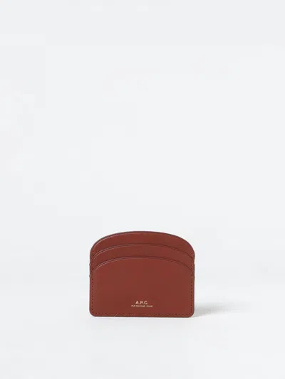 Apc Wallet A.p.c. Woman Color Hazel