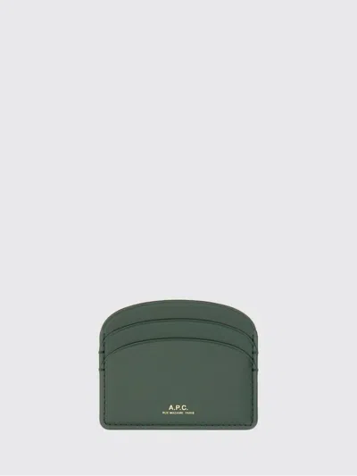 APC WALLET A. P.C. WOMAN COLOR BOTTLE GREEN,E49535062
