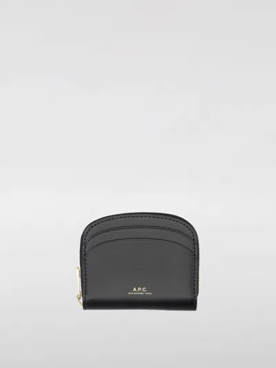 Apc Wallet A. P.c. Woman Color Black In 黑色