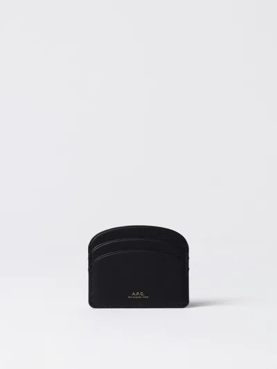 Apc Wallet A. P.c. Woman Color Black In 黑色