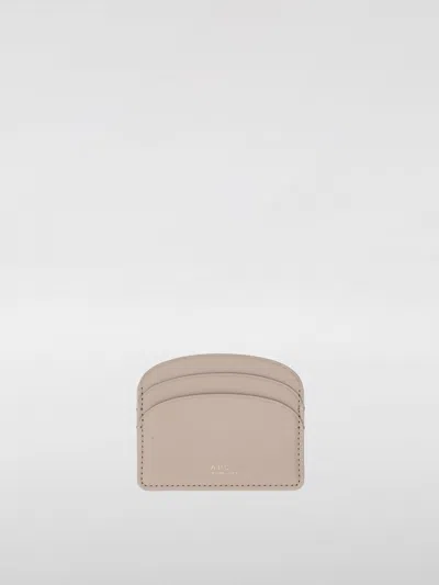 Apc Wallet A. P.c. Woman Color Grey