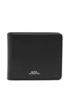 Apc Wallet With Logo In Black