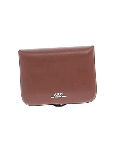 Pre-owned A.p.c. Wallet In Brown