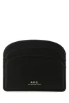 Apc A.p.c. Demi Lune Card Holder In Black