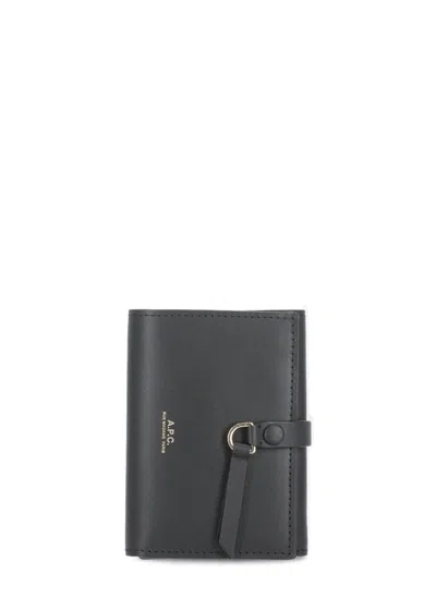 Apc A.p.c. Wallets In Black