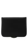 Apc A.p.c. Man Black Leather Card Holder In Black