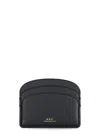 Apc A.p.c. Demi-lune Card Holder In Black