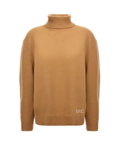 APC WALTER CAMEL SWEATER