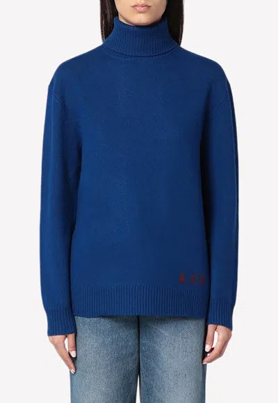 APC WALTER WOOL TURTLENECK SWEATER