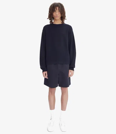 Apc Weekend Jjjjound Shorts L Dark Navy Blue In Iai - Indigo