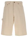 Apc A.p.c. 'westland' Bermuda Shorts In Beige