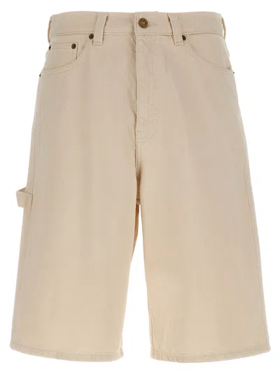 A.p.c. 'westland' Bermuda Shorts In Nude