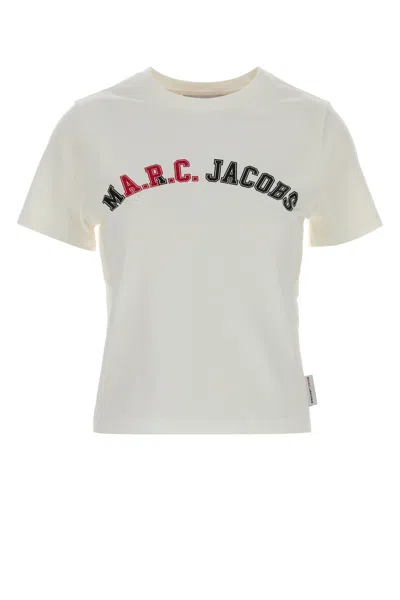 APC A.P.C. WHITE COTTON A.P.C. X MARC JACOBS T-SHIRT