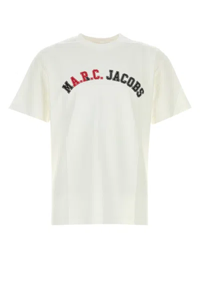 APC T-SHIRT A.P.C. X MARC JACOBS IN COTONE BIANCO  UOMO