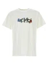 Apc White Cotton T-shirt In White