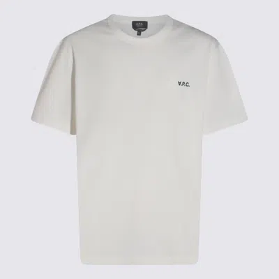 APC A.P.C. WHITE COTTON T-SHIRT