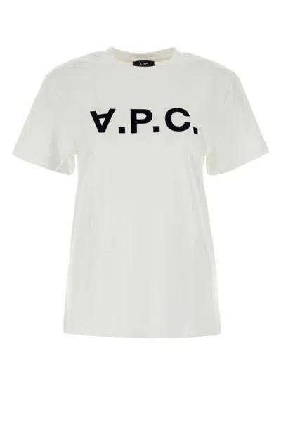 Apc A.p.c. Logo T-shirt Clothing In Pattern