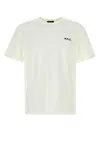 Apc A.p.c. Ivory Cotton T Shirt In Neutral