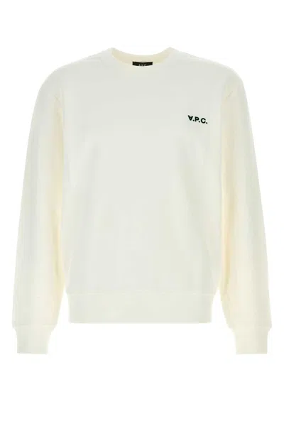 APC A.P.C. WHITE COTTON T-SHIRT