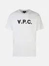 Apc White Cotton T-shirt In White