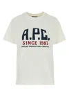 Apc A.p.c. T-shirt With Print Unisex In Blanc