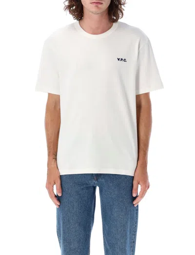 APC WHITE CREWNECK LOGO T-SHIRT