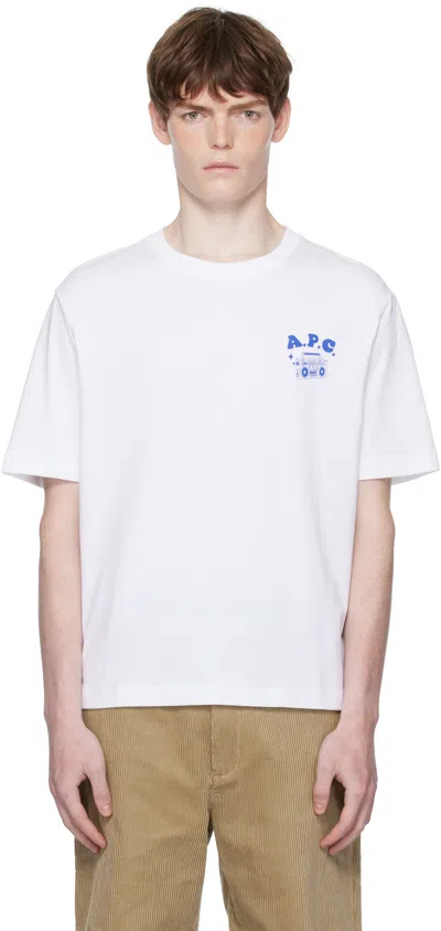 APC WHITE DISCO T-SHIRT