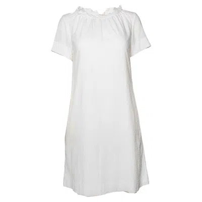 Pre-owned A.p.c. , White Dotted Dress