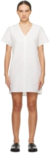 Apc White Esme Minidress In Aac Off White