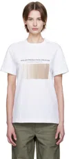 Apc White Franck T-shirt In Aab White