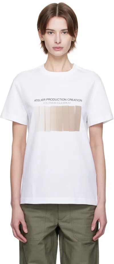 Apc White Franck T-shirt In Aab White