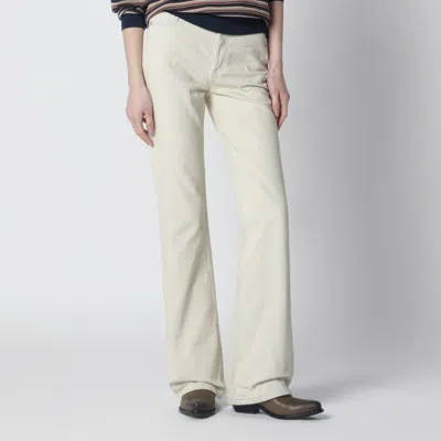 Apc A.p.c. White Jeans With Faded Effect In Neutral