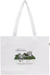 Apc White Jjjjound Edition 'hôtel Souvenirs' Tote In Aab White
