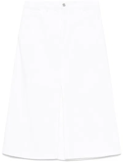 APC WHITE JUPE GEORGIA SKIRT