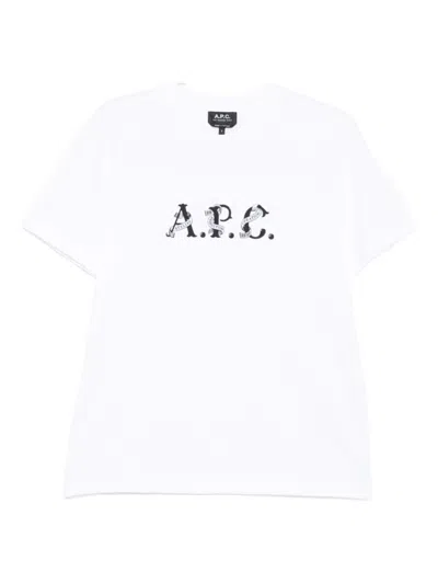 APC WHITE LOGO T-SHIRT