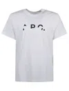 A.p.c. White Logo T-shirt In White