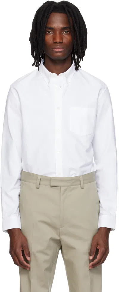 A.p.c. White New Greg Shirt