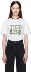Apc White Platine T-shirt In Aab White