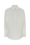 A.p.c. White Regular Solid Shirt In Neutral