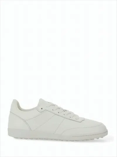 Apc White Sneakers With Textured Rubber Sole